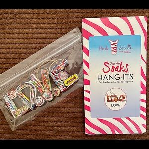 Pink Zebra “LOVE” Hang-It’s